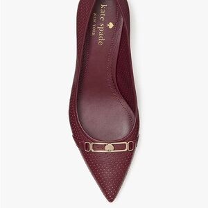 Kate Spade Hallie Pump Dark Merlot 8.5 NEW
